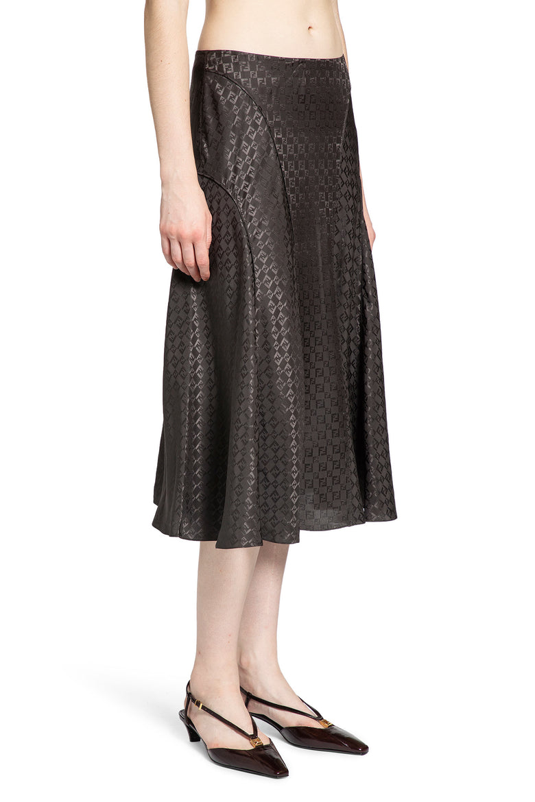 FF Silk Midi Skirt