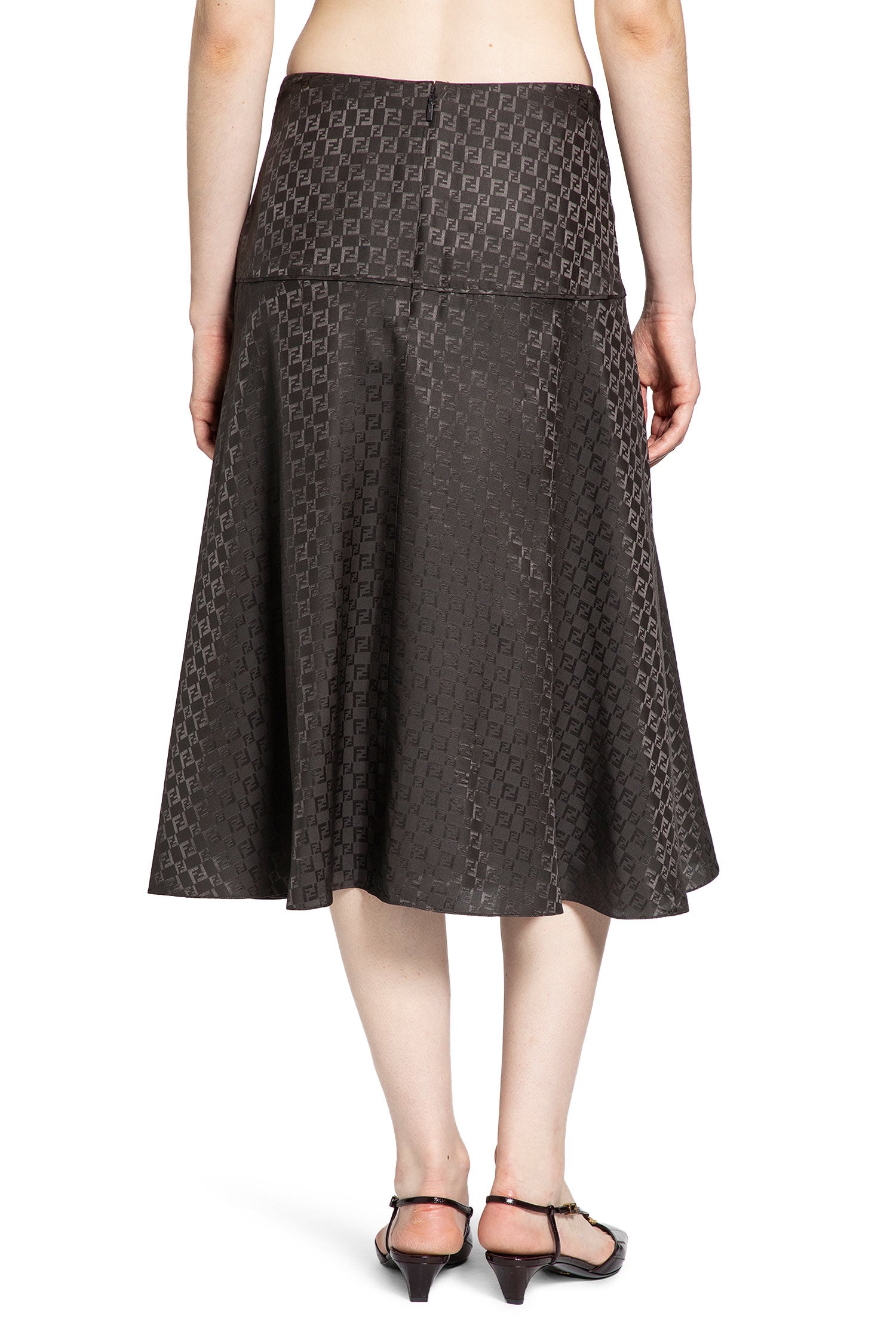 FF Silk Midi Skirt