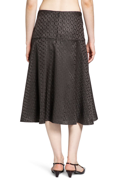 FF Silk Midi Skirt