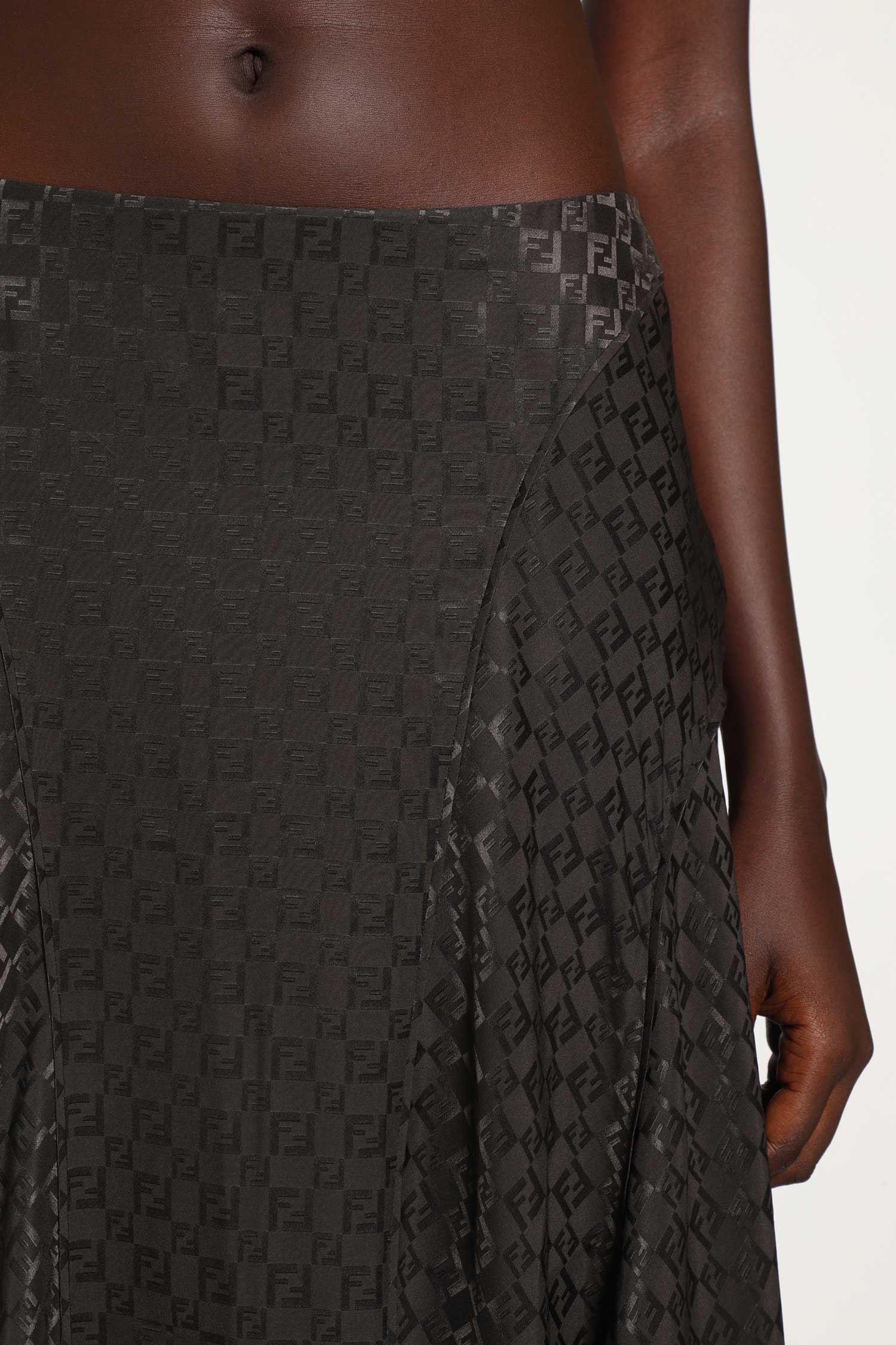 FF Silk Midi Skirt