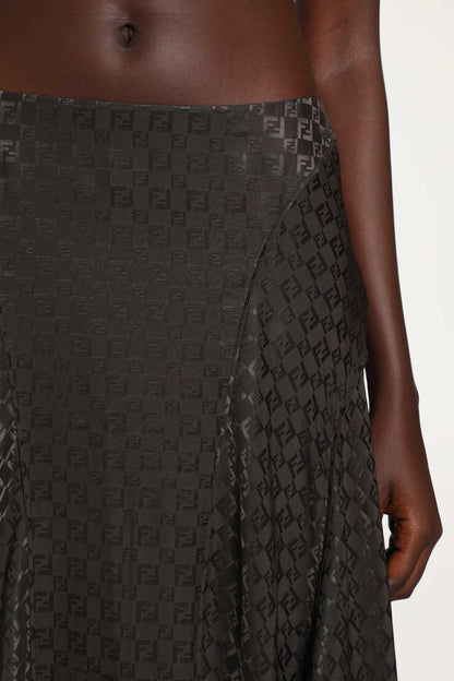 FF Silk Midi Skirt