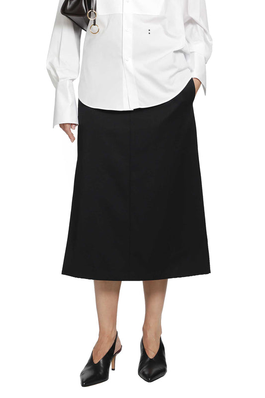 Grain De Poudre Midi Skirt