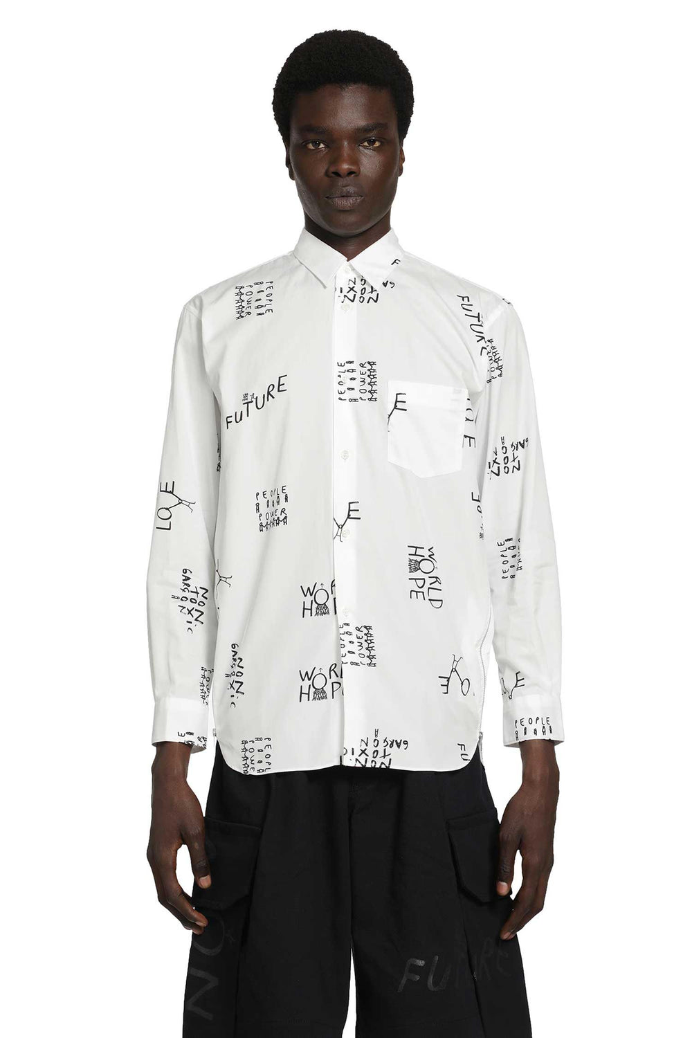 COMME DES GARCONS SHIRT Slogan Shirt man