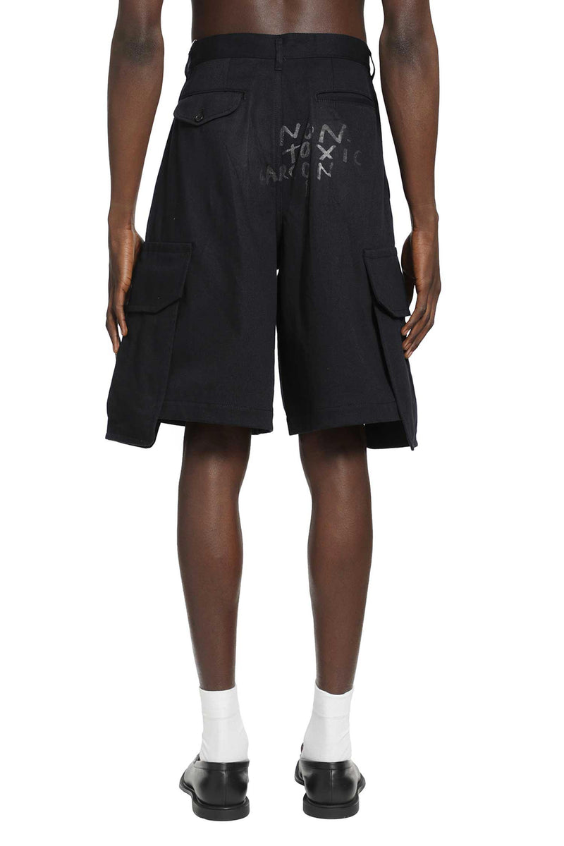 COMME DES GARCONS SHIRT Cotton Bermuda Shorts man