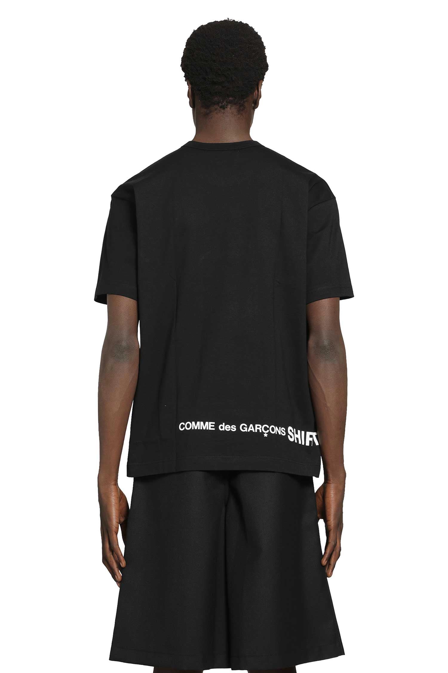 COMME DES GARCONS SHIRT Logo Cotton Jersey T-Shirt man