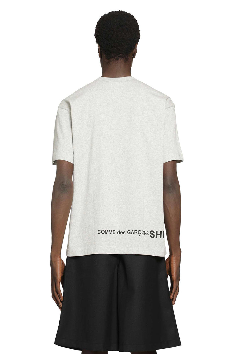 COMME DES GARCONS SHIRT Logo Cotton Jersey T-Shirt man