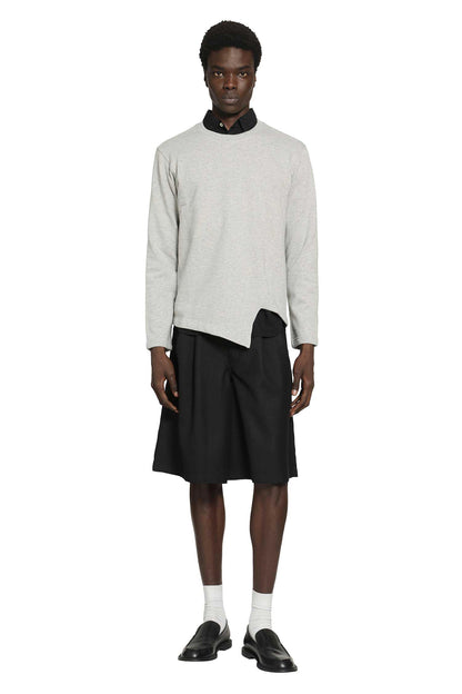 Cut-Out Long Sleeve T-Shirt in Cotton