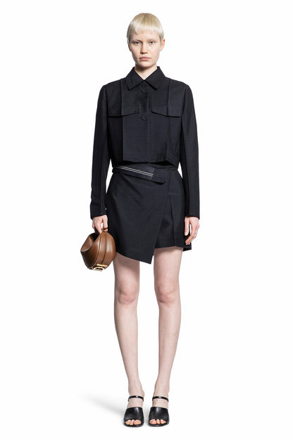 FENDI WOMAN BLACK SHORTS