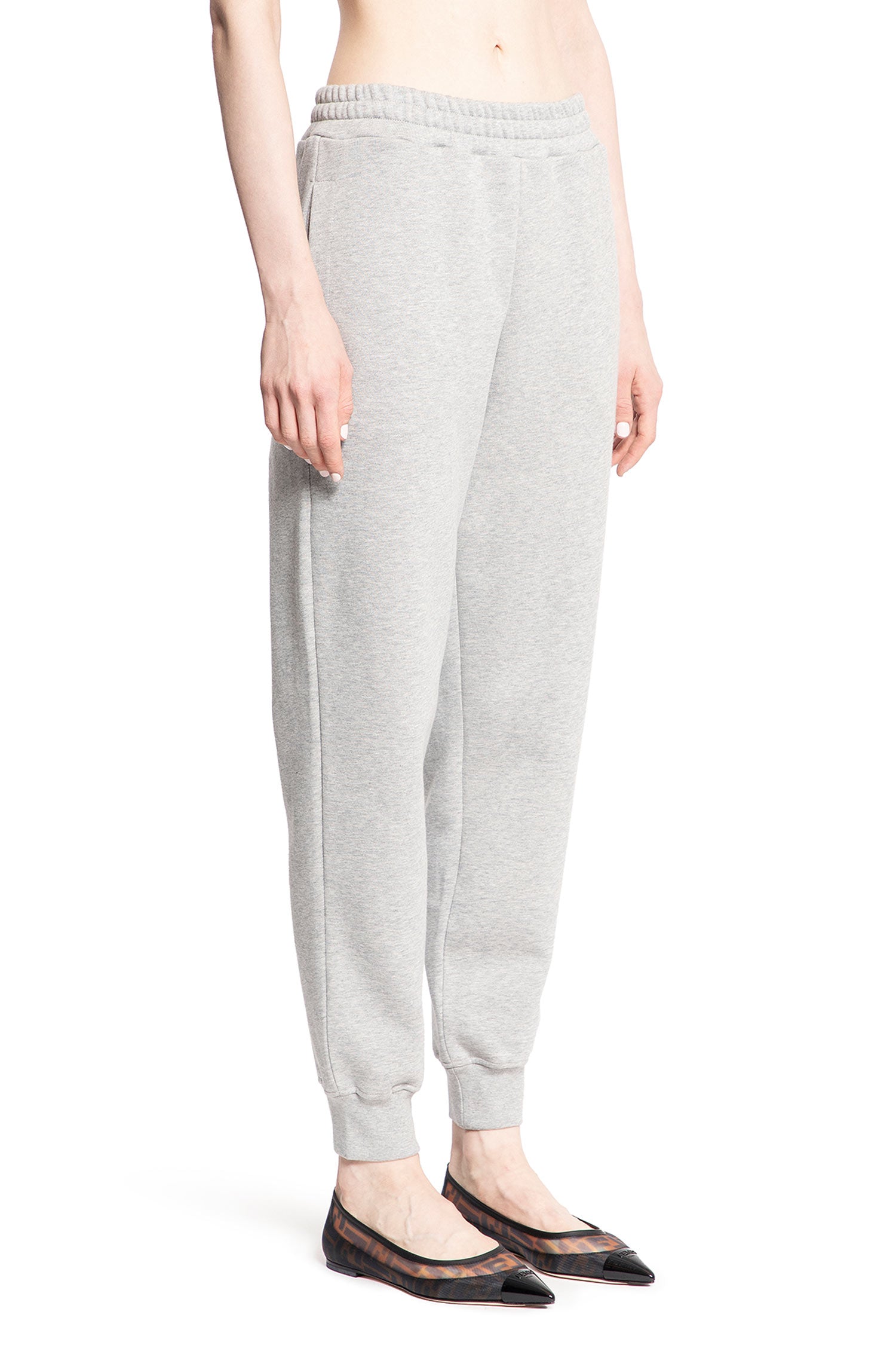 FENDI WOMAN GREY TROUSERS