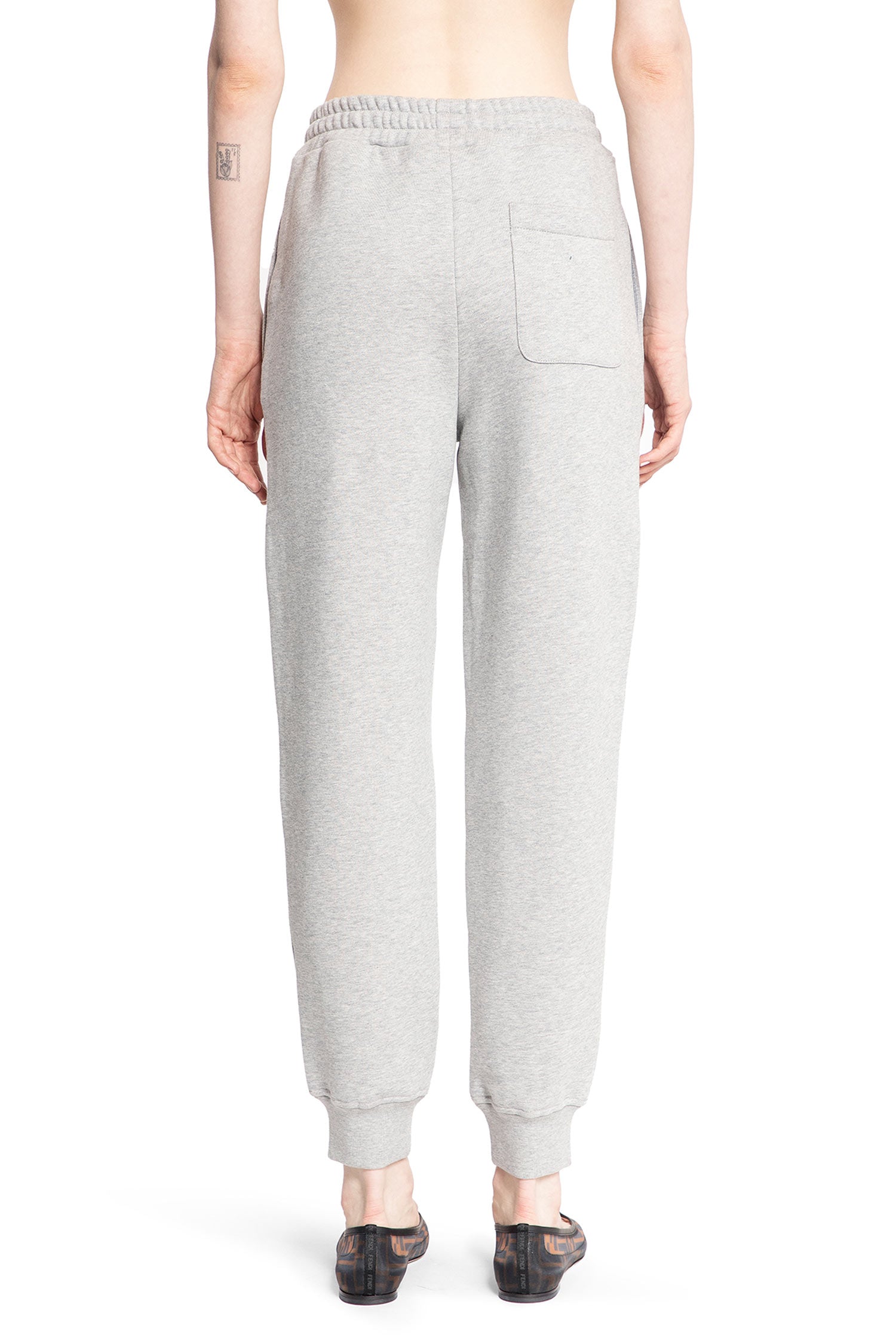 FENDI WOMAN GREY TROUSERS