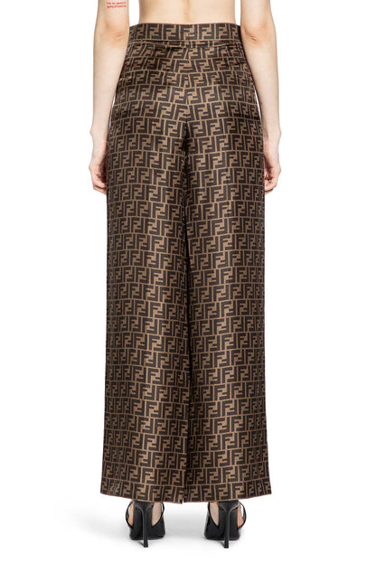 FF Silk Twill Wide Leg Pants