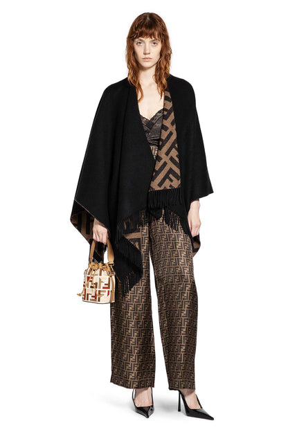 FF Silk Twill Wide Leg Pants