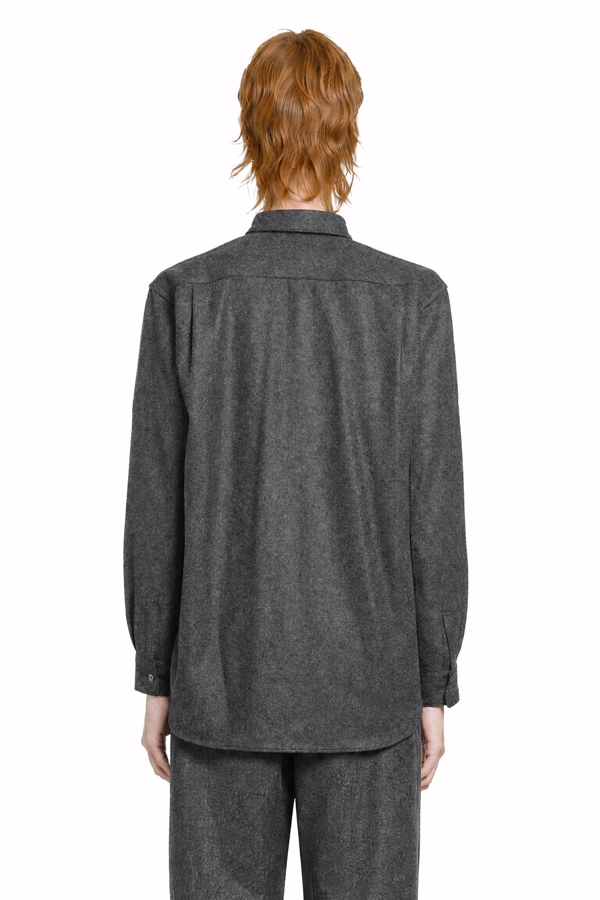 Wool Felt Pocket Shirt