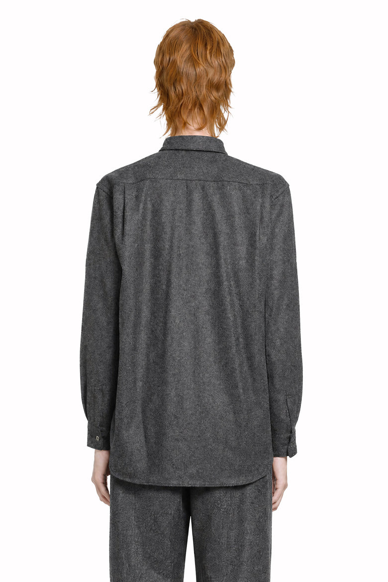COMME DES GARCONS SHIRT Wool Felt Pocket Shirt man