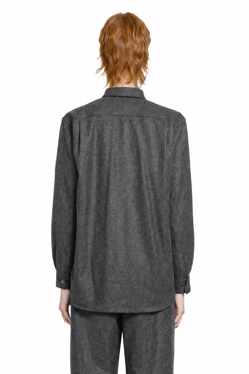 COMME DES GARCONS SHIRT Wool Felt Pocket Shirt man