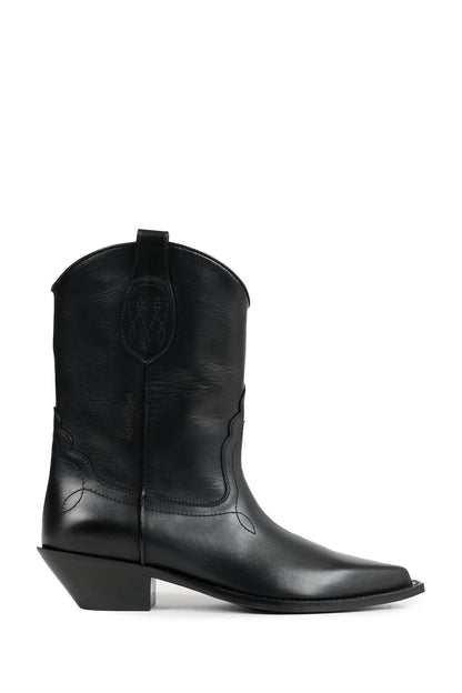 Frisco Western Leather Ankle Boots
