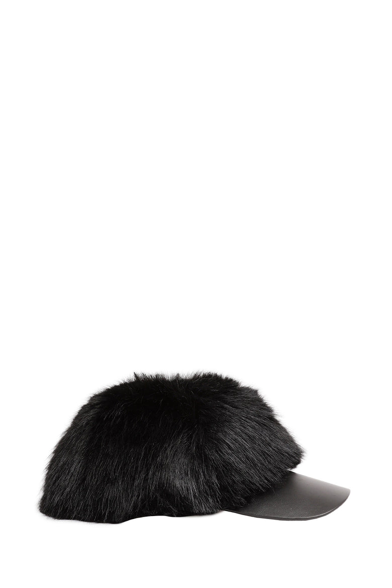 COMME DES GARCONS SHIRT Faux Fur Baseball Hat man