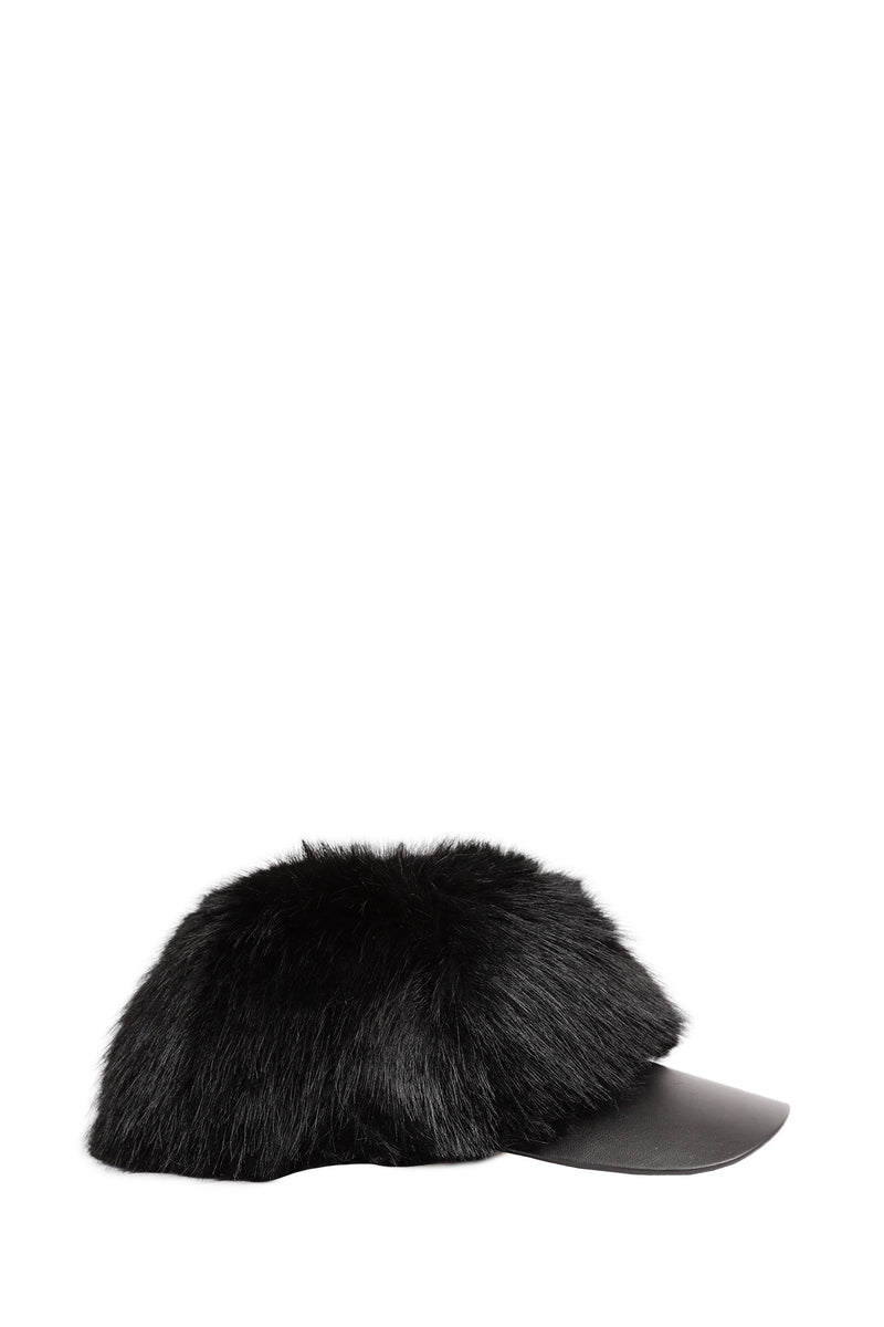COMME DES GARCONS SHIRT Faux Fur Baseball Hat man