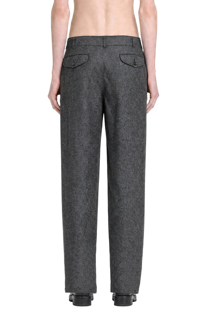 Pleated Wool Trousers