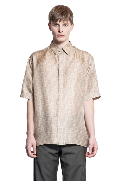 FENDI MAN BEIGE SHIRTS