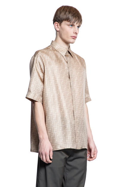 FENDI MAN BEIGE SHIRTS