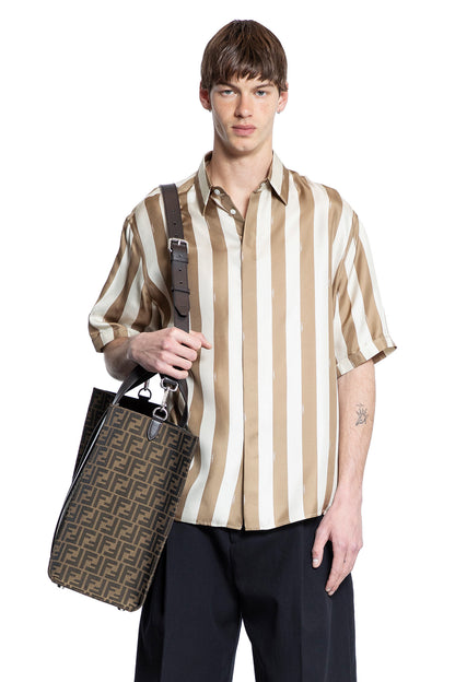 FENDI MAN BEIGE SHIRTS