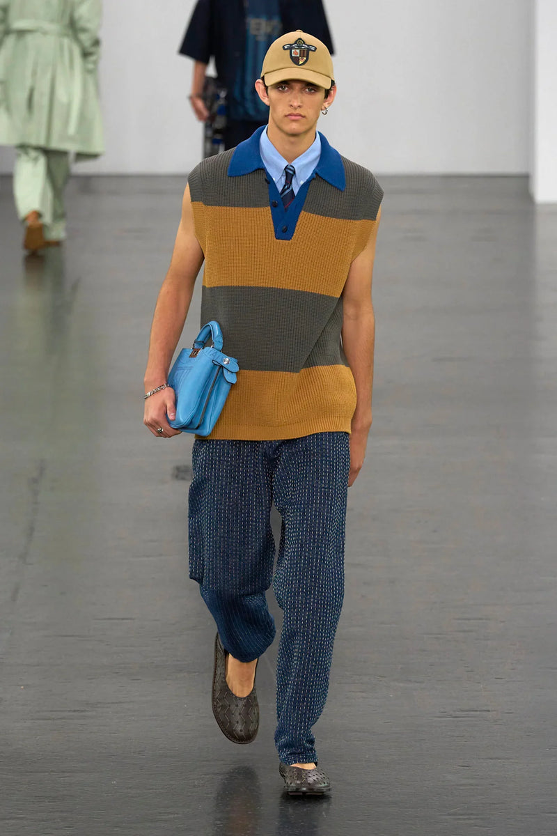 Sleeveless Oxford Cotton Shirt - Antonioli.eu