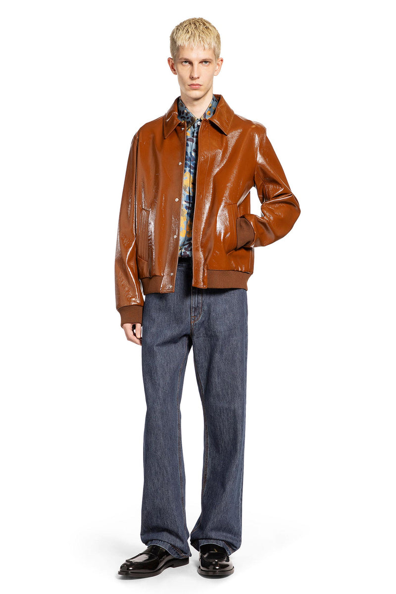 FENDI Printed Silk Shirt man