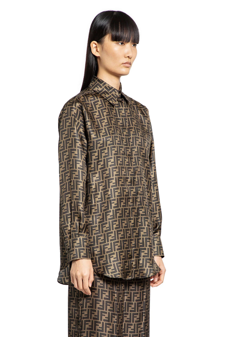 FENDI WOMAN BROWN SHIRTS - Antonioli.eu