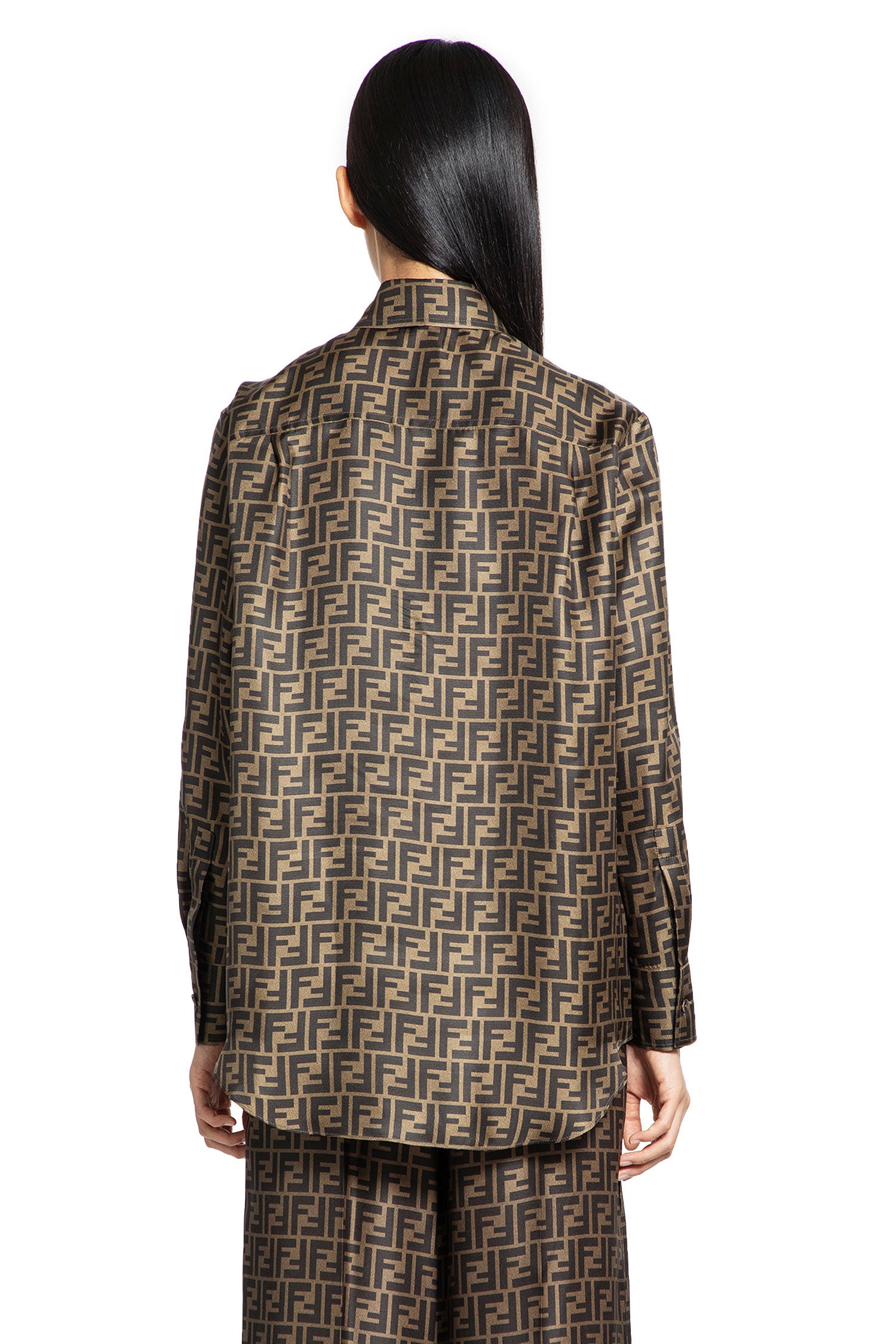 FENDI WOMAN BROWN SHIRTS