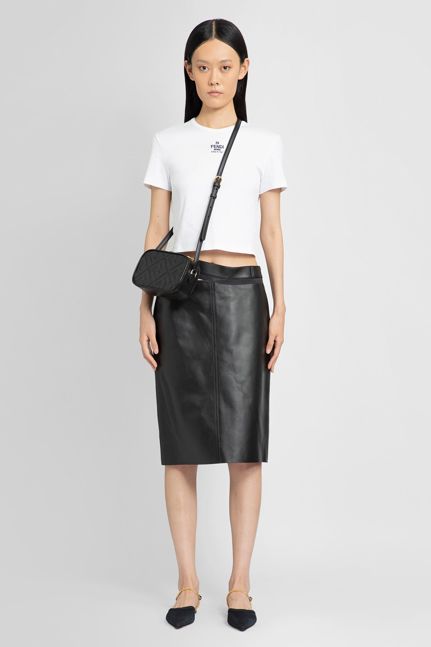 Fendi Roma cropped top - Antonioli.eu