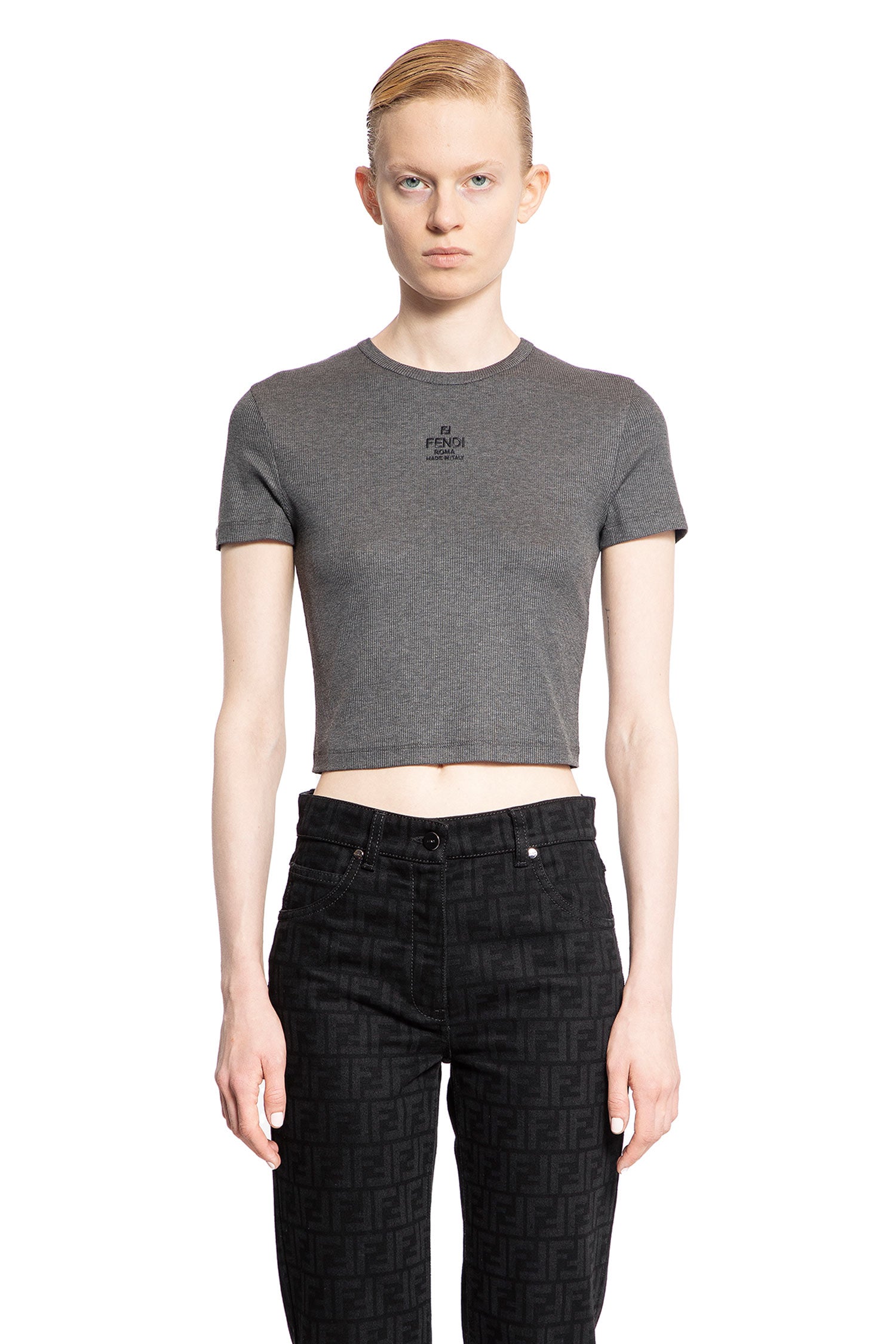 FENDI WOMAN GREY TOPS