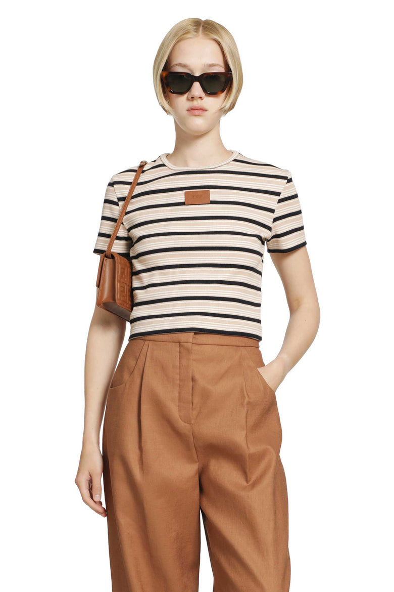 FENDI Striped T-shirt woman
