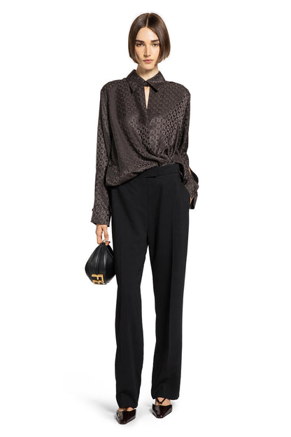 FF Jacquard Silk Shirt