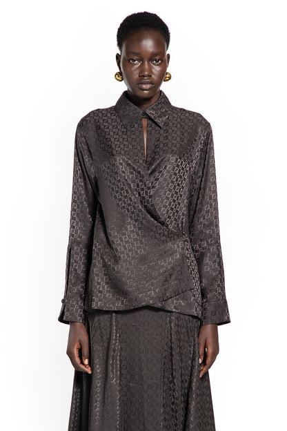 FF Jacquard Silk Shirt