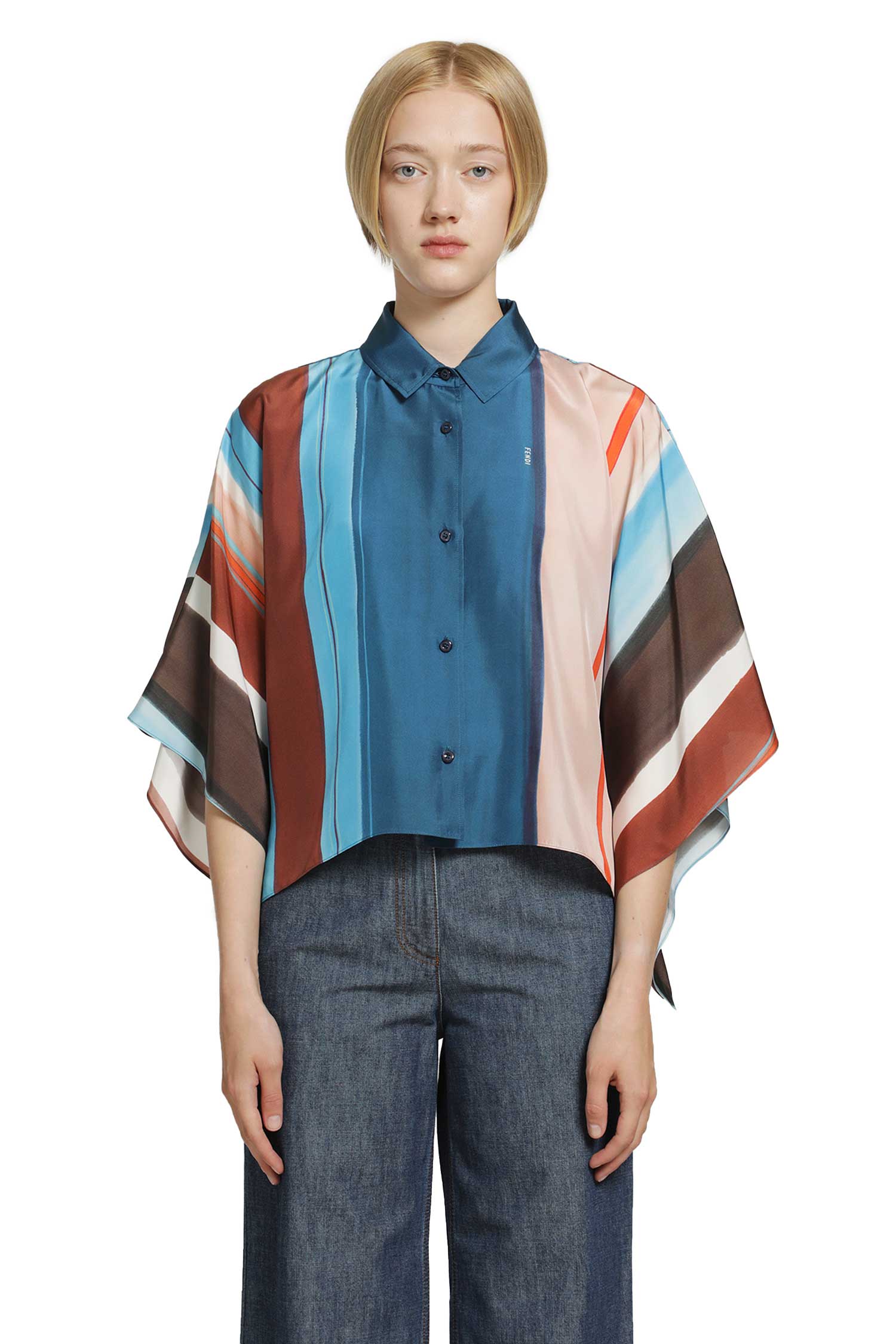 Striped Silk Shirt