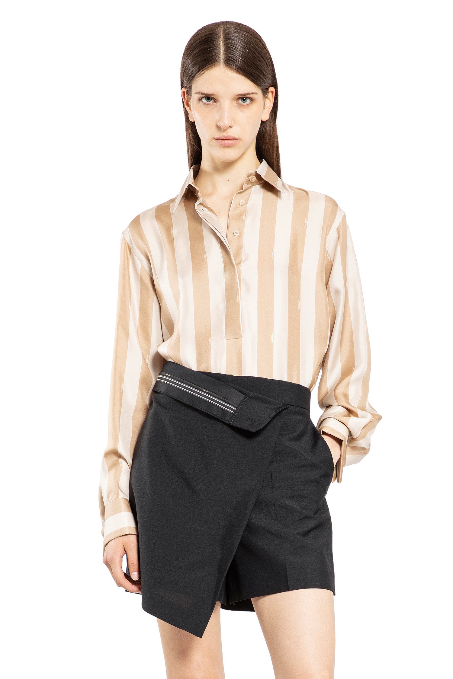 FENDI WOMAN BEIGE SHIRTS