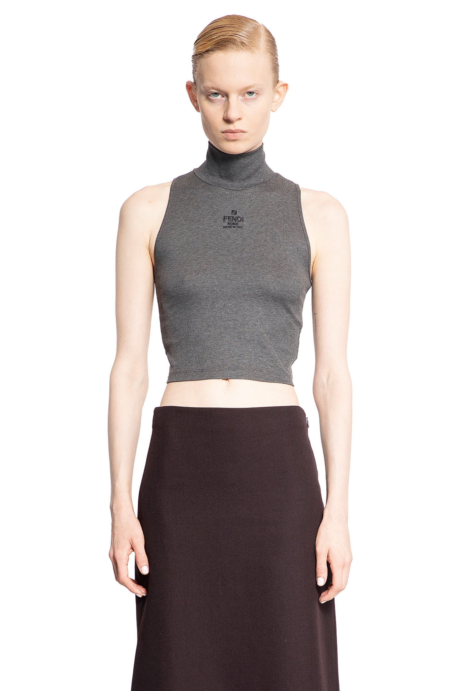 FENDI WOMAN GREY TOPS