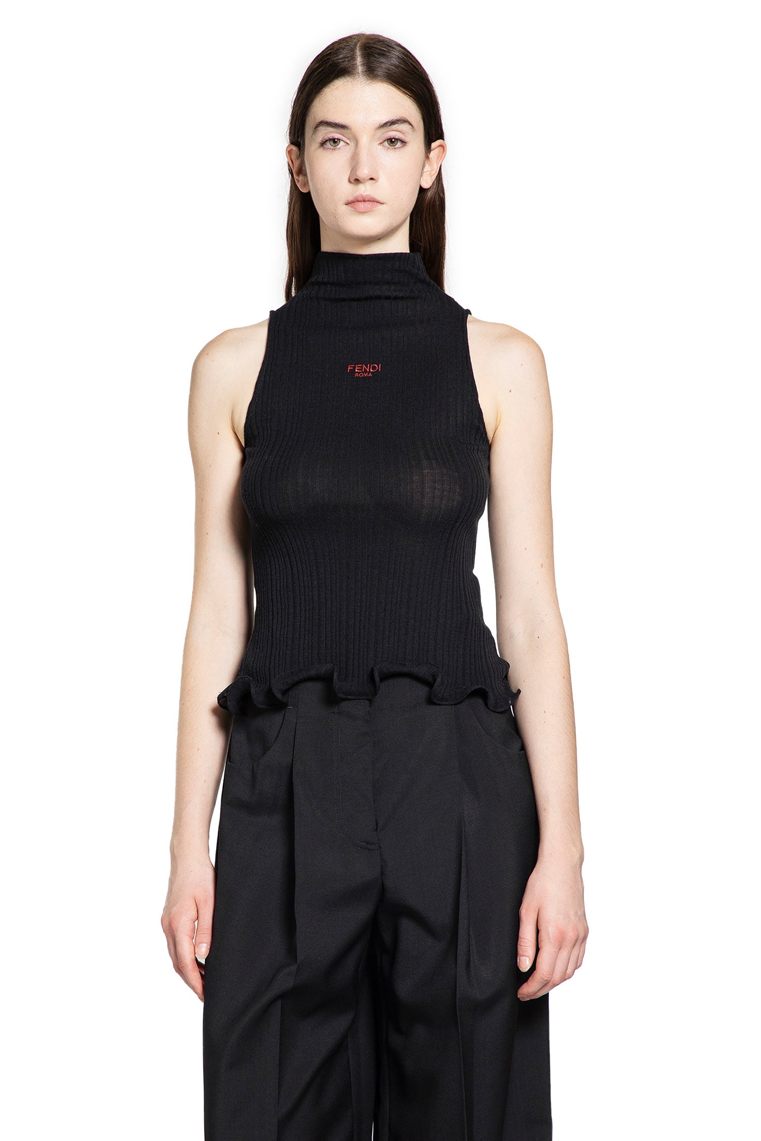 Fendi Roma Turtleneck Top