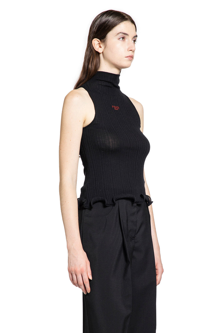 Fendi Roma Turtleneck Top