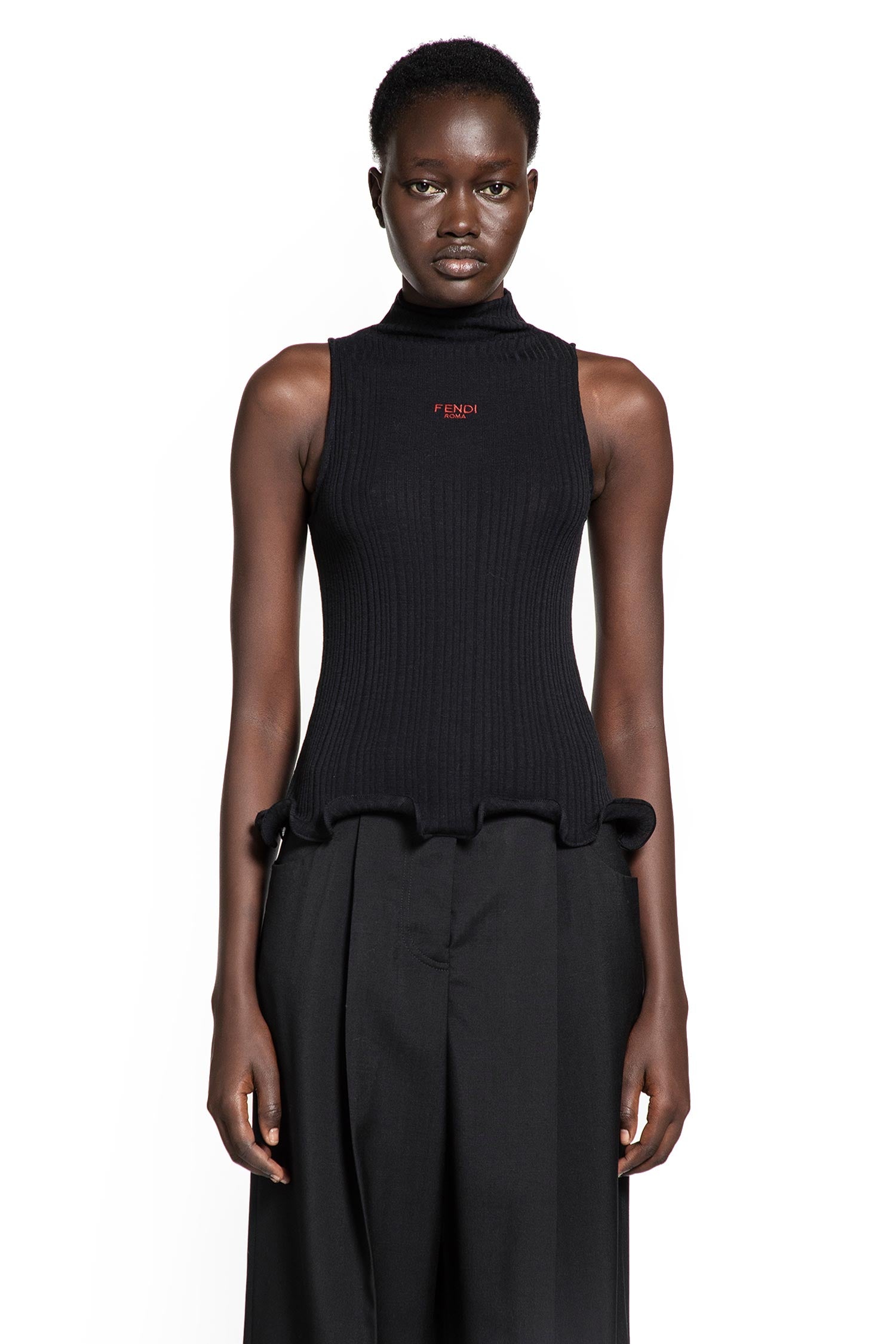 Fendi Roma Turtleneck Top
