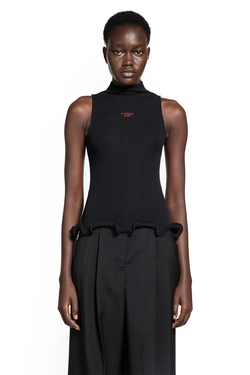 Fendi Roma Turtleneck Top