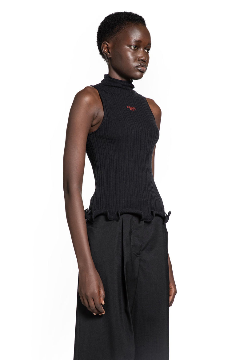 Fendi Roma Turtleneck Top