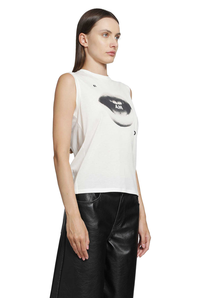 
              FENDI Ti Amo Print Jersey Top woman
            