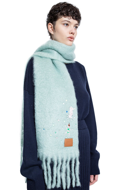 LOEWE WOMAN BLUE SCARVES