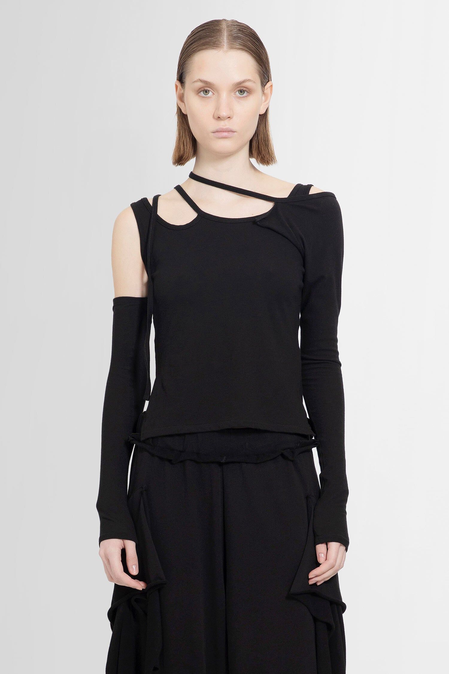 YOHJI YAMAMOTO WOMAN BLACK TOPS