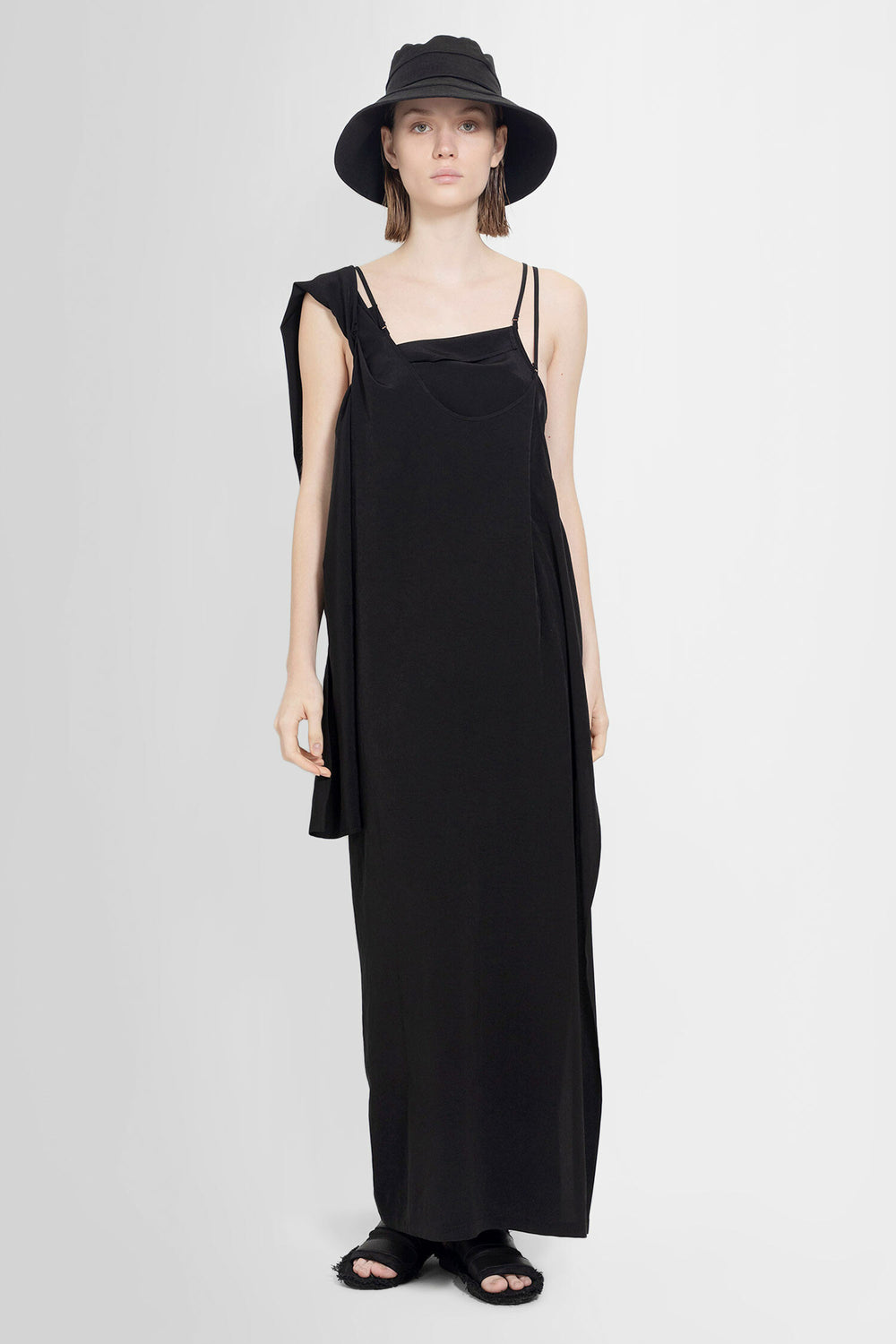 YOHJI YAMAMOTO WOMAN BLACK DRESSES