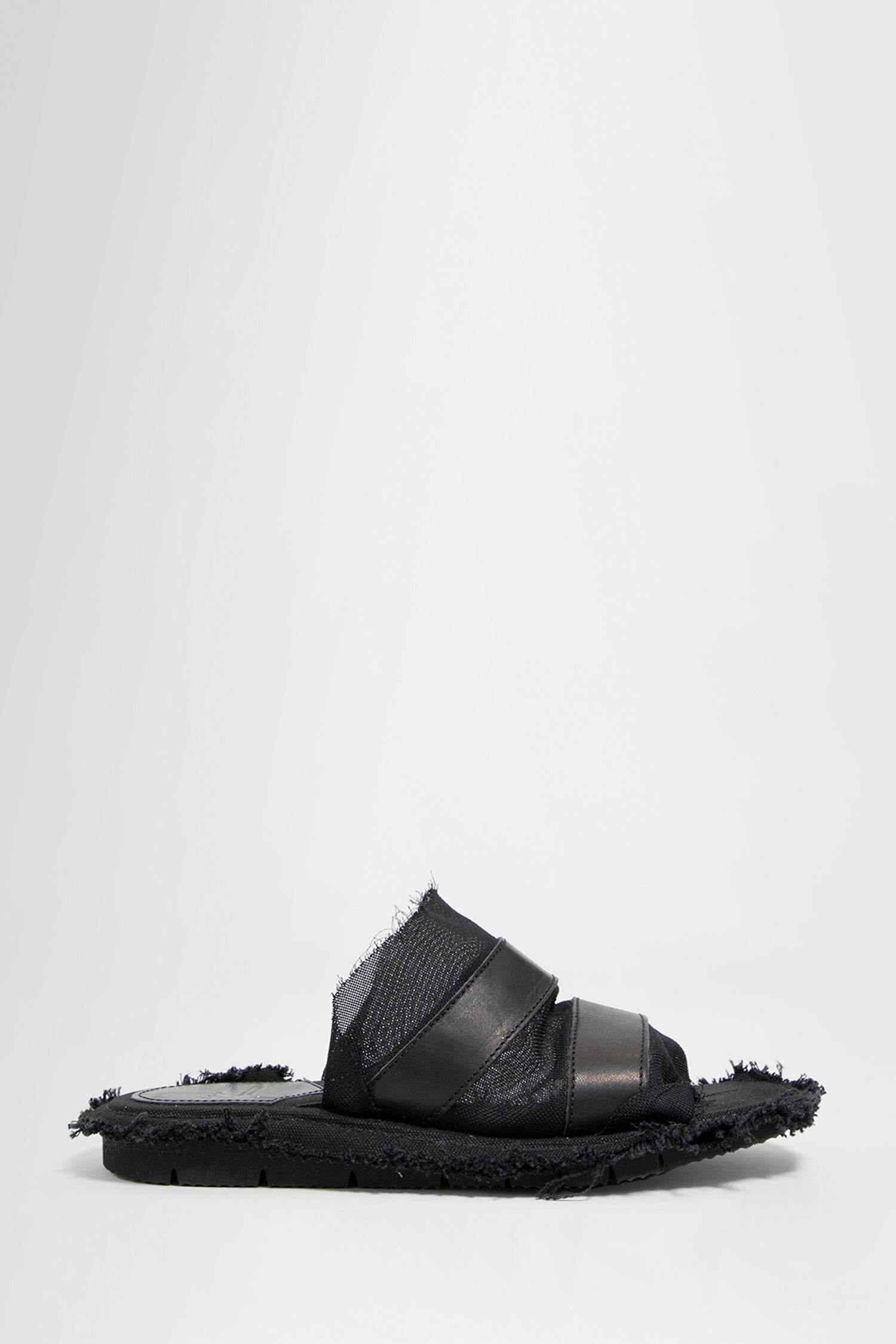 YOHJI YAMAMOTO WOMAN BLACK SANDALS