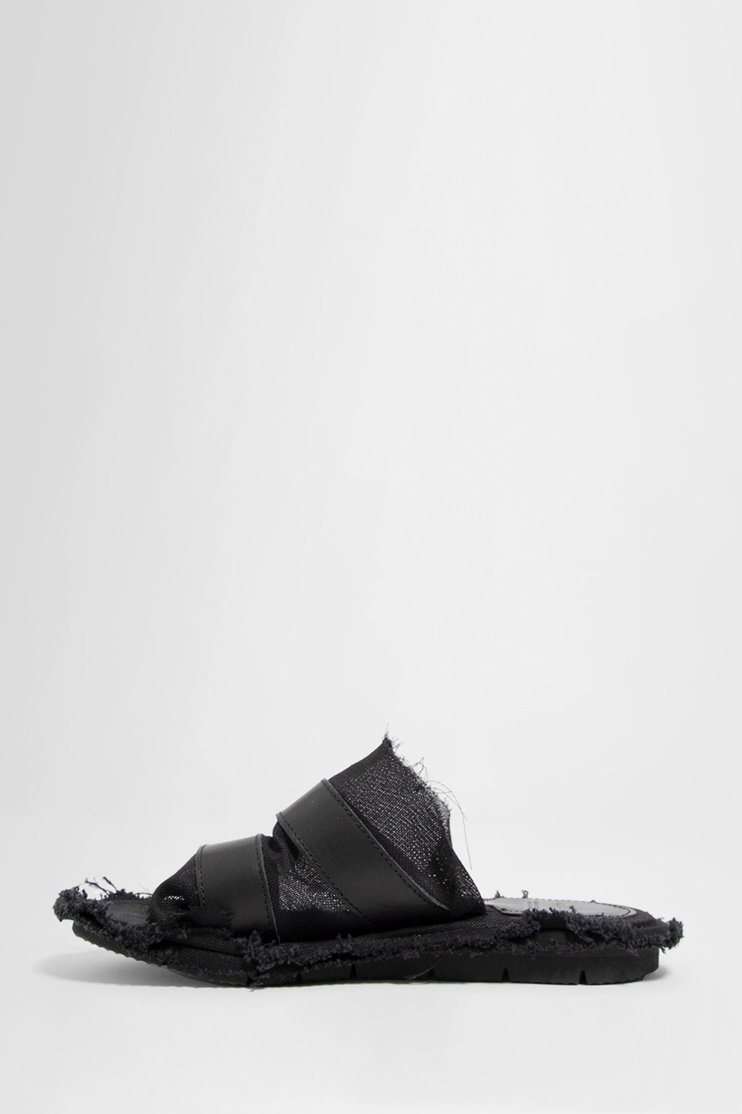 YOHJI YAMAMOTO WOMAN BLACK SANDALS