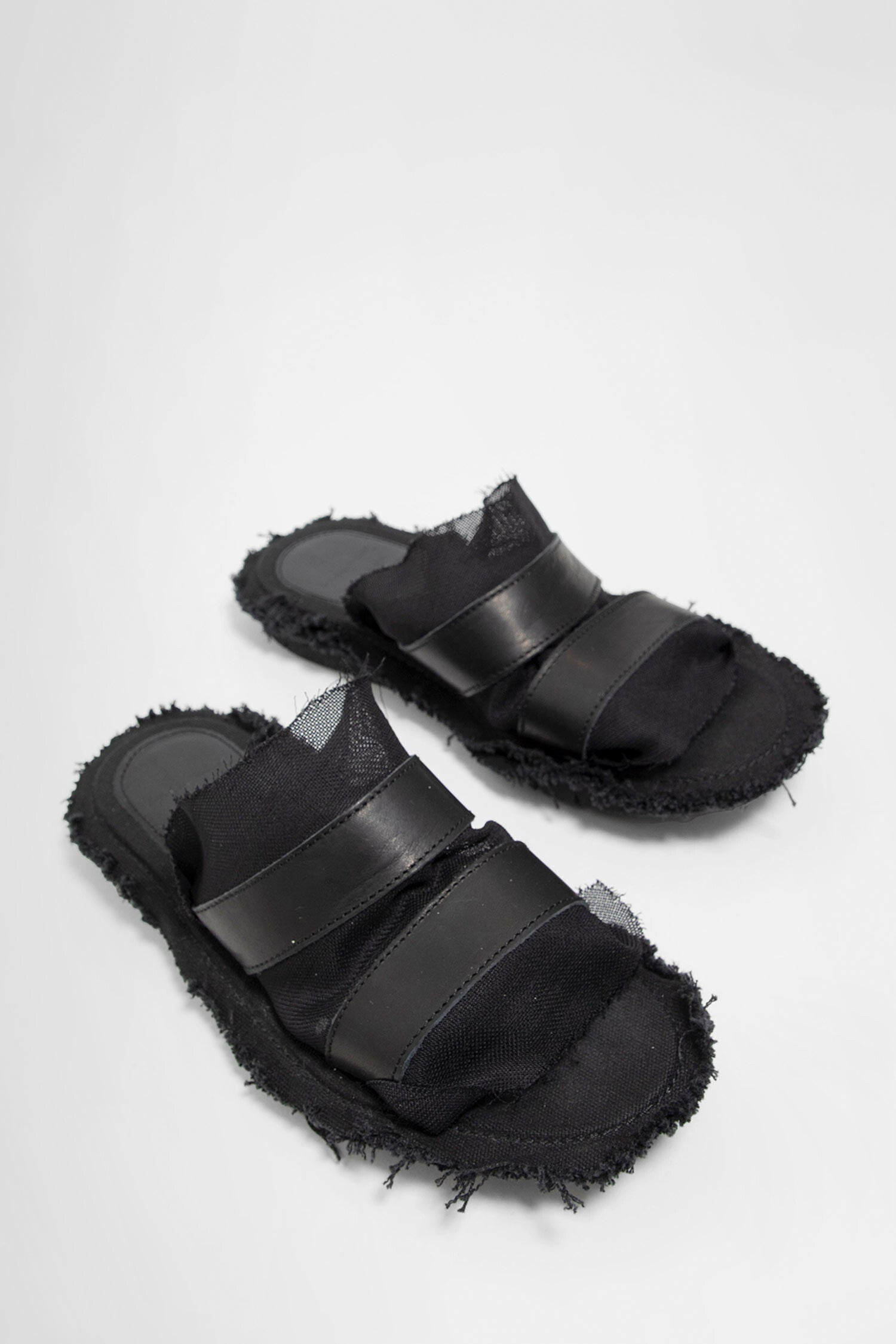 YOHJI YAMAMOTO WOMAN BLACK SANDALS